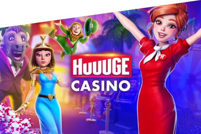 Huuuge Casino key art